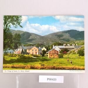 The Village of Sneem, Co Kerry Ireland John Hinde 1960s Postcard Scenic Souvenir